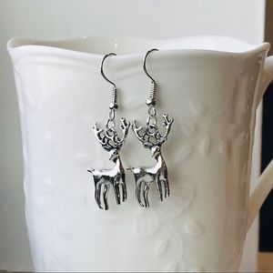 🎄Handmade Stainless Steel Reindeer Earrings
